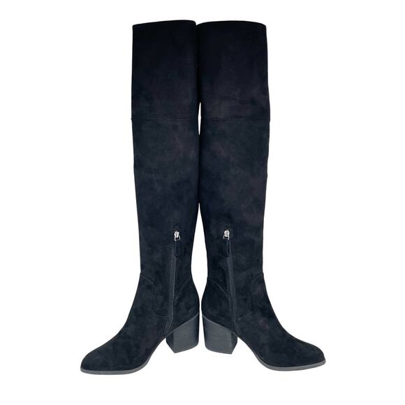 BP Women's Luke Over The Knee Boot Black Faux Suede Size 7.5M - Picture 6 of 15